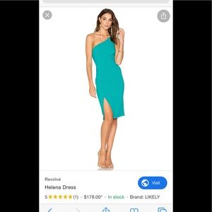 Likely one shoulder dress